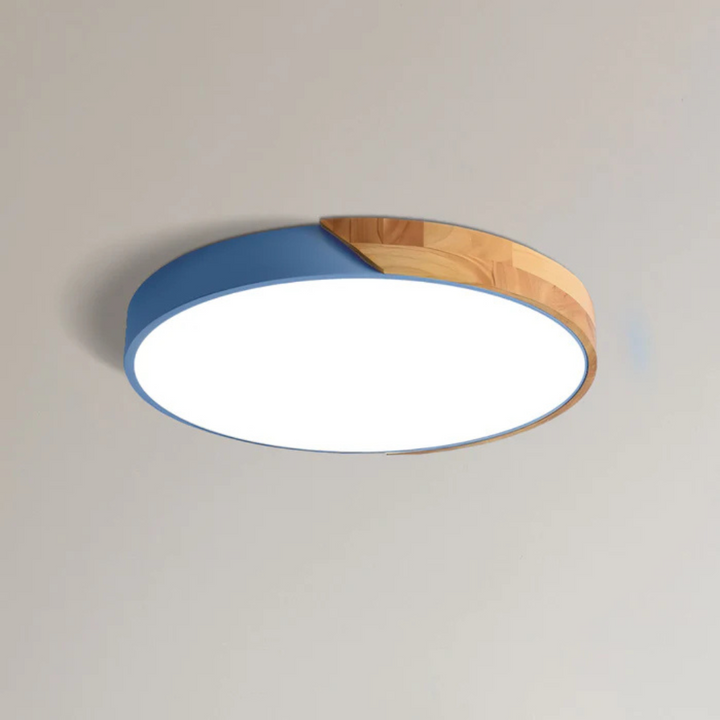 Cozy Wooden Flush Mount Ceiling Light 6