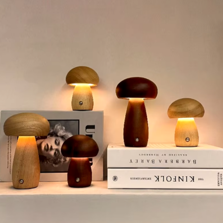 Cozy Wooden LED Table Lamp 1