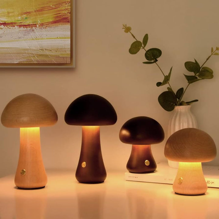 Cozy Wooden LED Table Lamp 3