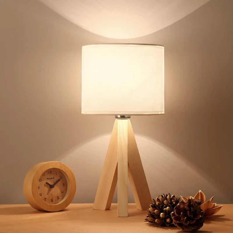 Cozy Wooden Table Lamp 0