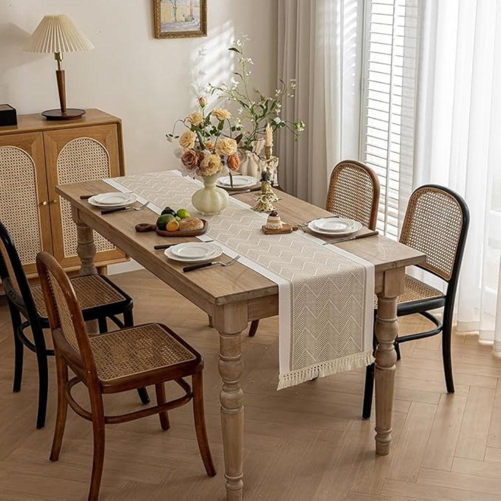 Cozy Woven Table Runner 1
