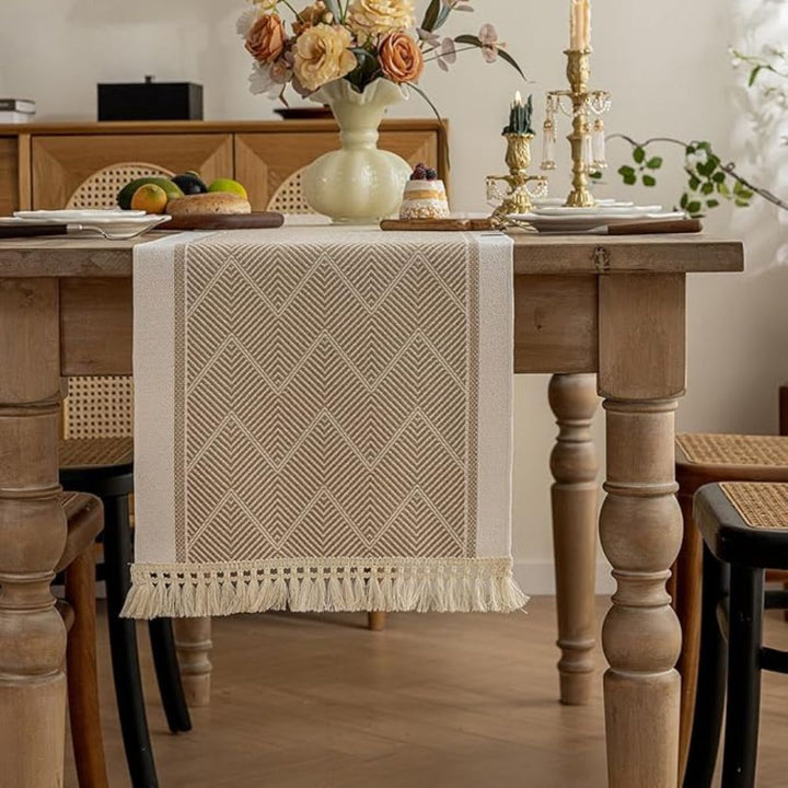 Cozy Woven Table Runner 2