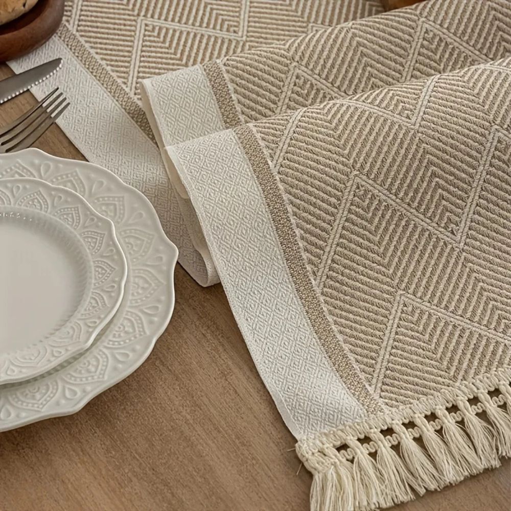Cozy Woven Table Runner 4