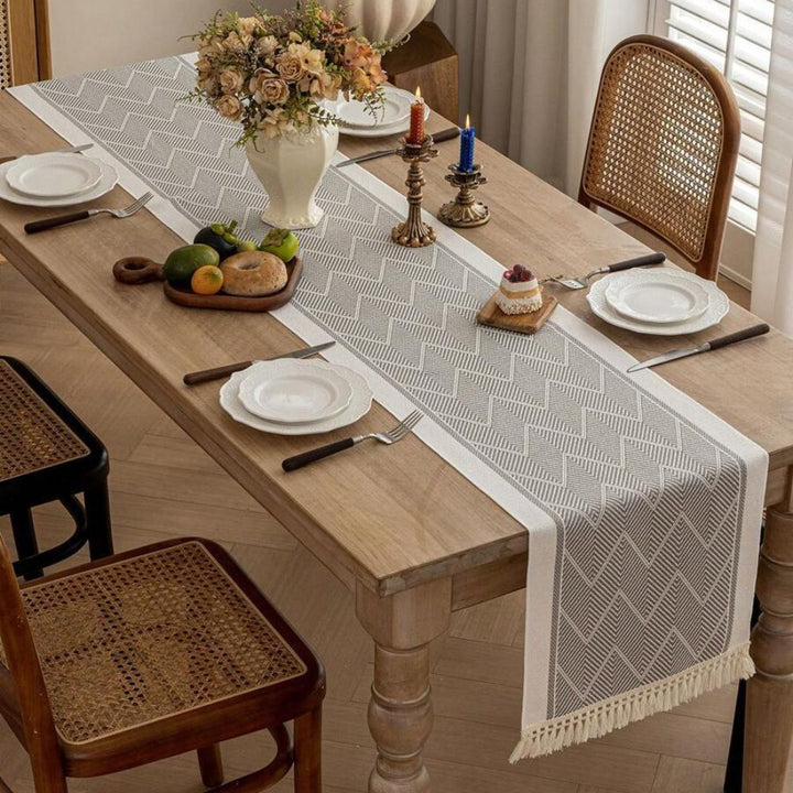 Cozy Woven Table Runner 8