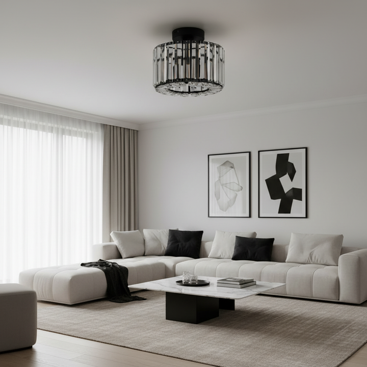 Crystal Flush Mount Ceiling Light 2