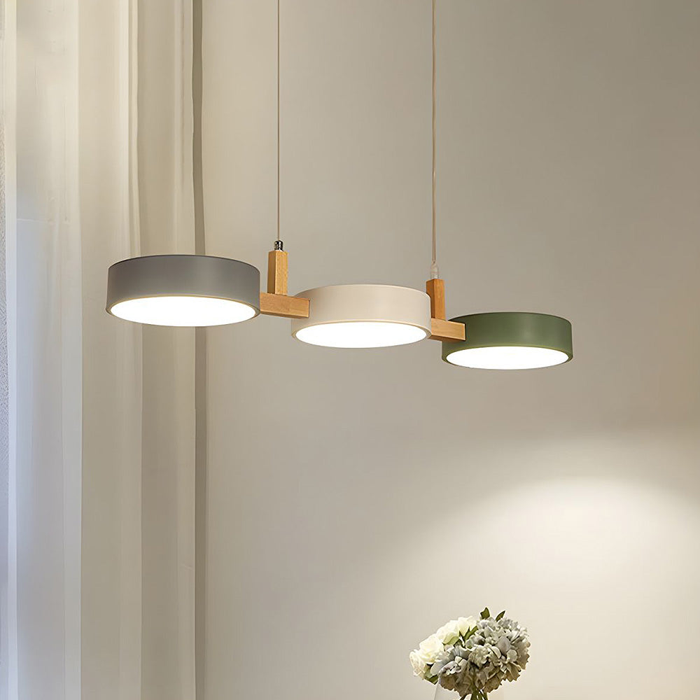 Cylindrical Kitchen Pendant Lighting 1