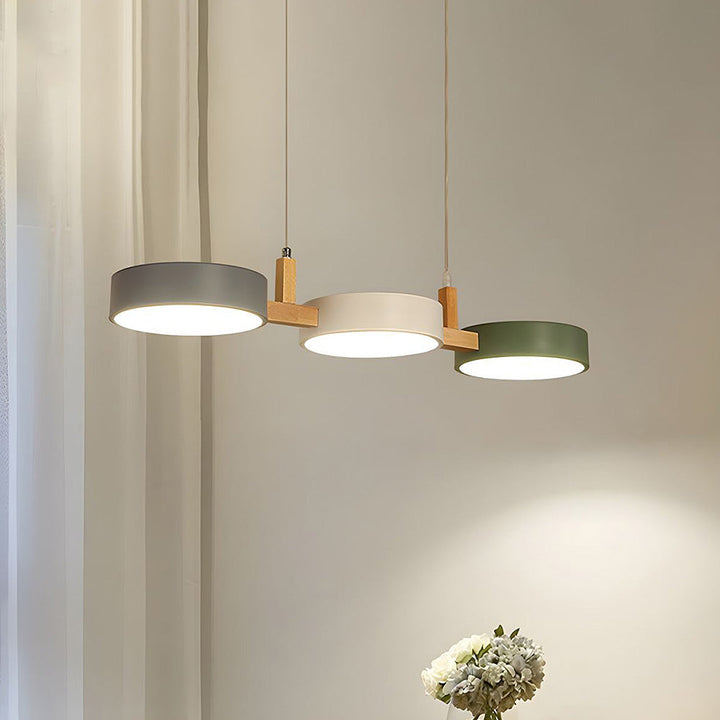 Cylindrical Kitchen Pendant Lighting 1