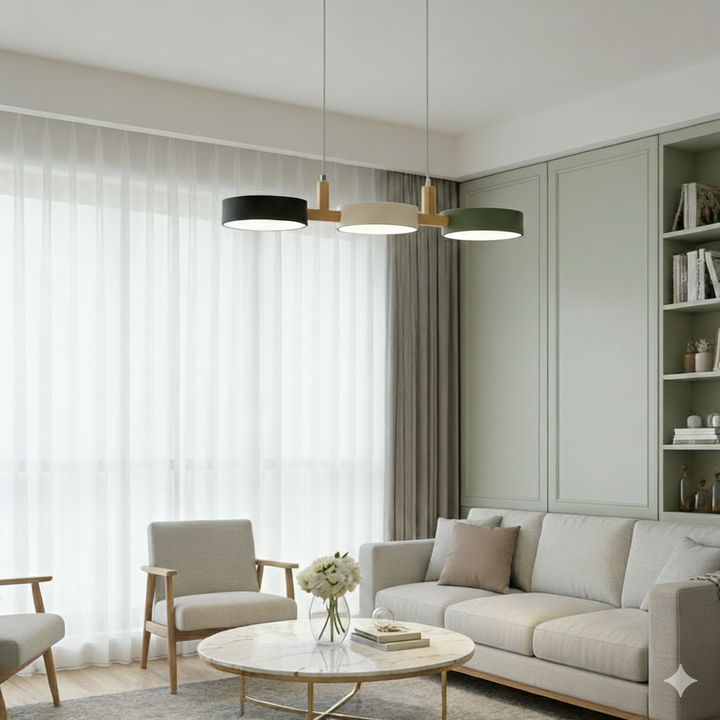 Cylindrical Kitchen Pendant Lighting 12