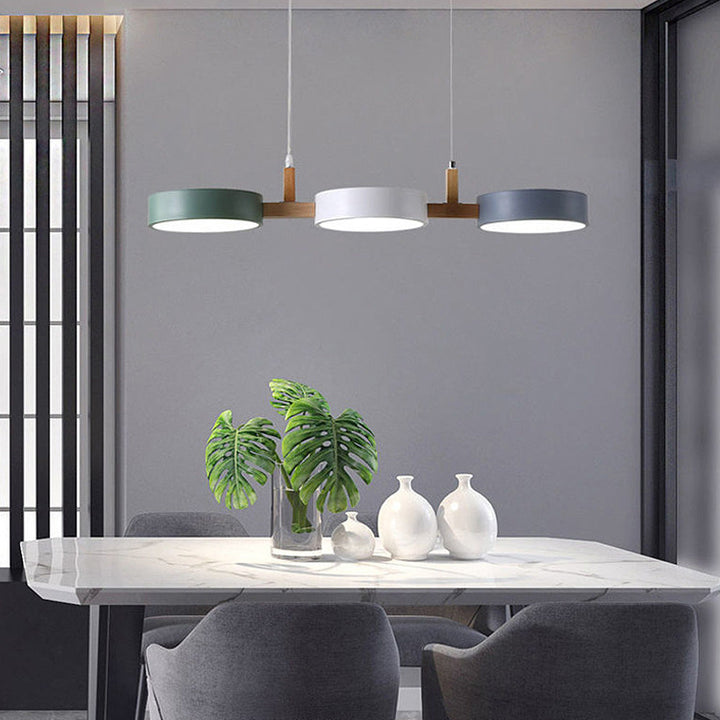 Cylindrical Kitchen Pendant Lighting 2