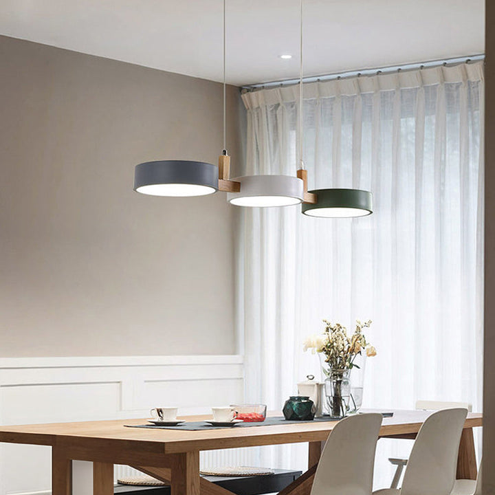 Cylindrical Kitchen Pendant Lighting 4