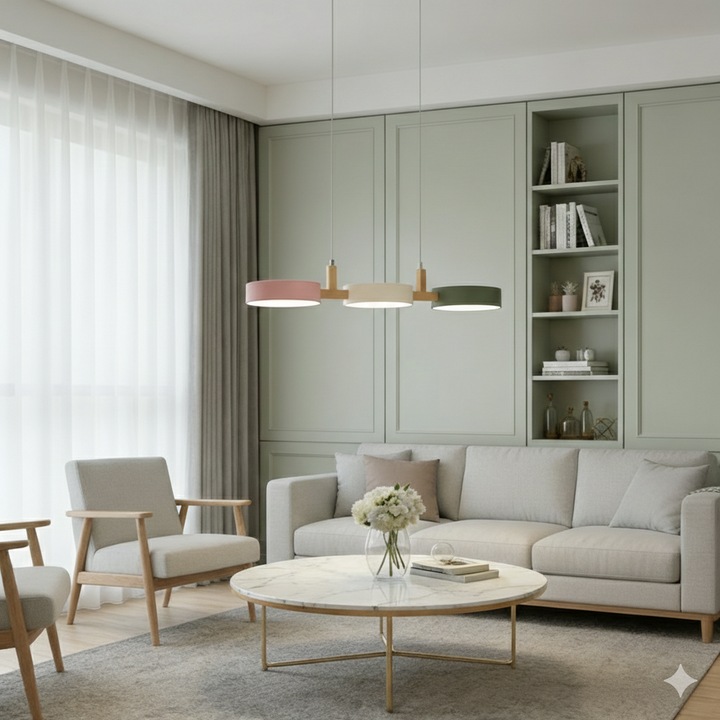 Cylindrical Kitchen Pendant Lighting 9