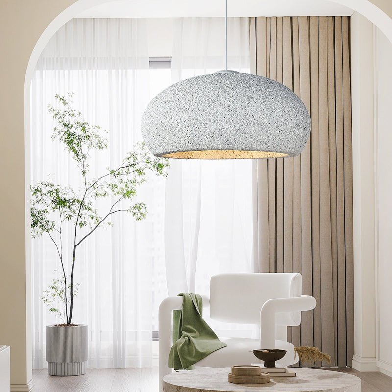 Nordic Oval Pendant Light - oval polystyrene shade