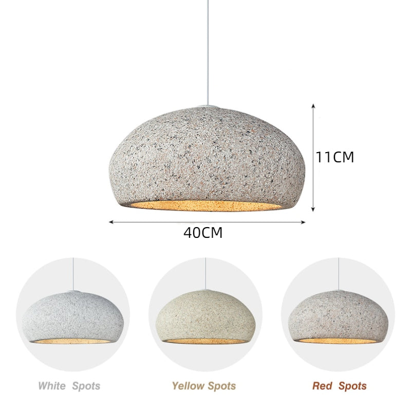 Nordic Oval Pendant Light - side view
