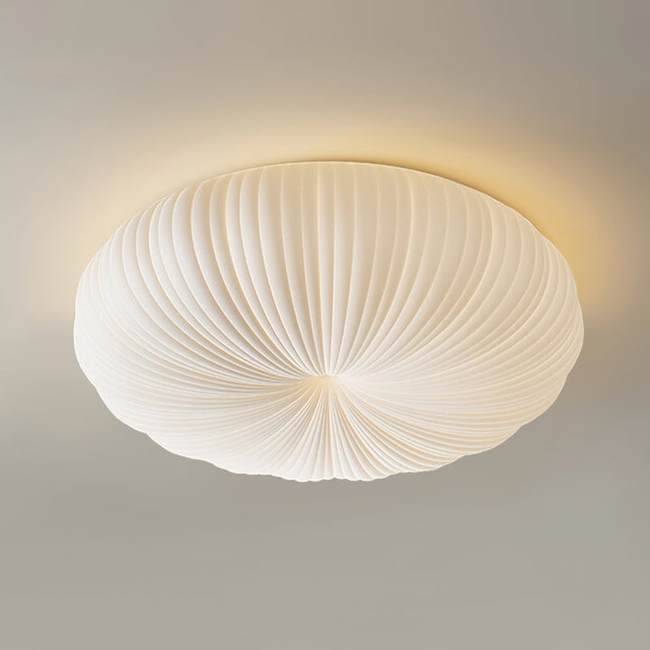 Scallop Shell Flush Mount Light front view