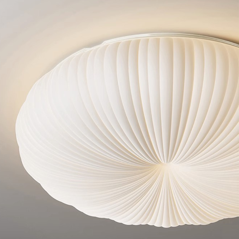 Scallop Shell Flush Mount Light front view