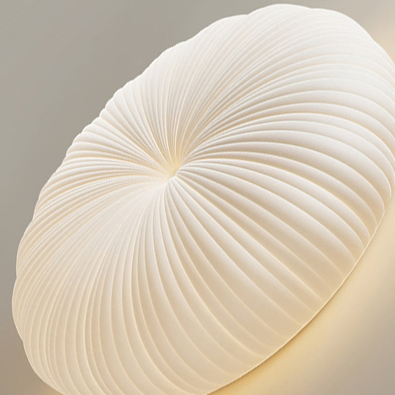 Scallop Shell Flush Mount Light size comparison