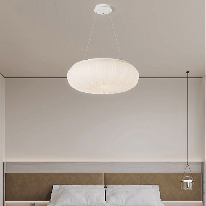 Scallop Shell Flush Mount Light dimensions diagram