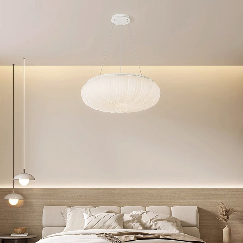Scallop Shell Flush Mount Light pendant mount view