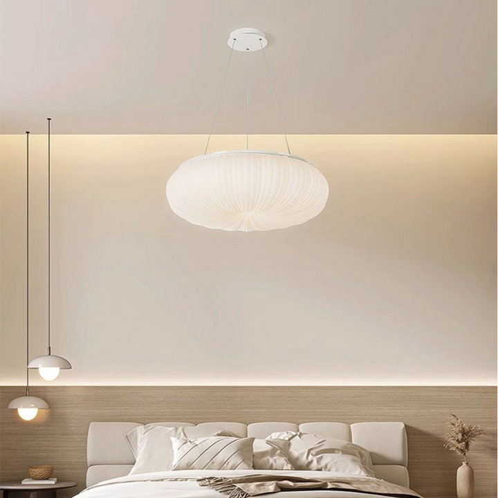 Scallop Shell Flush Mount Light pendant mount view