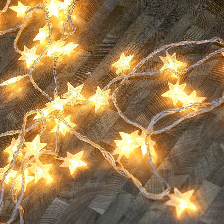 Star Twinkle Fairy String Lights close-up
