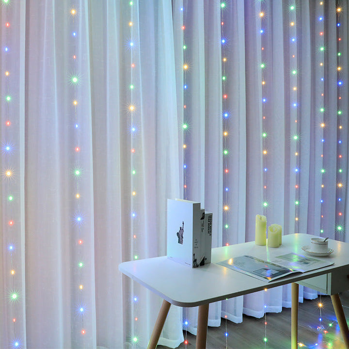 USB Remote Curtain Fairy Lights – view 5