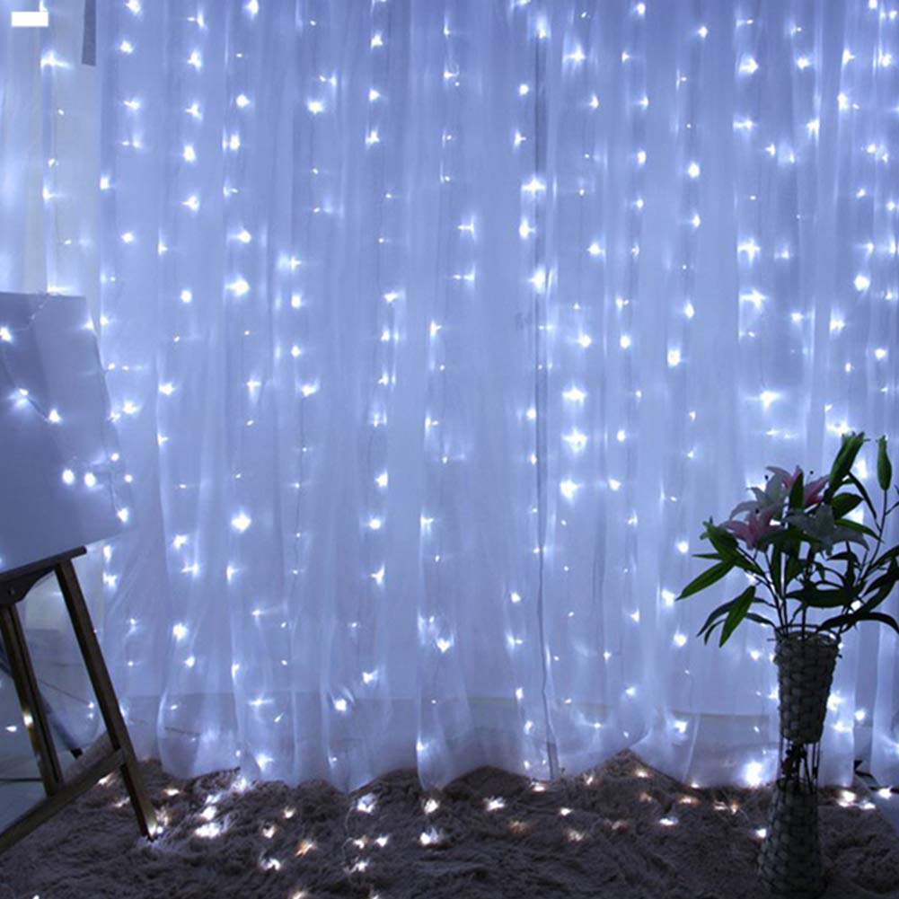 USB Remote Curtain Fairy Lights – view 3