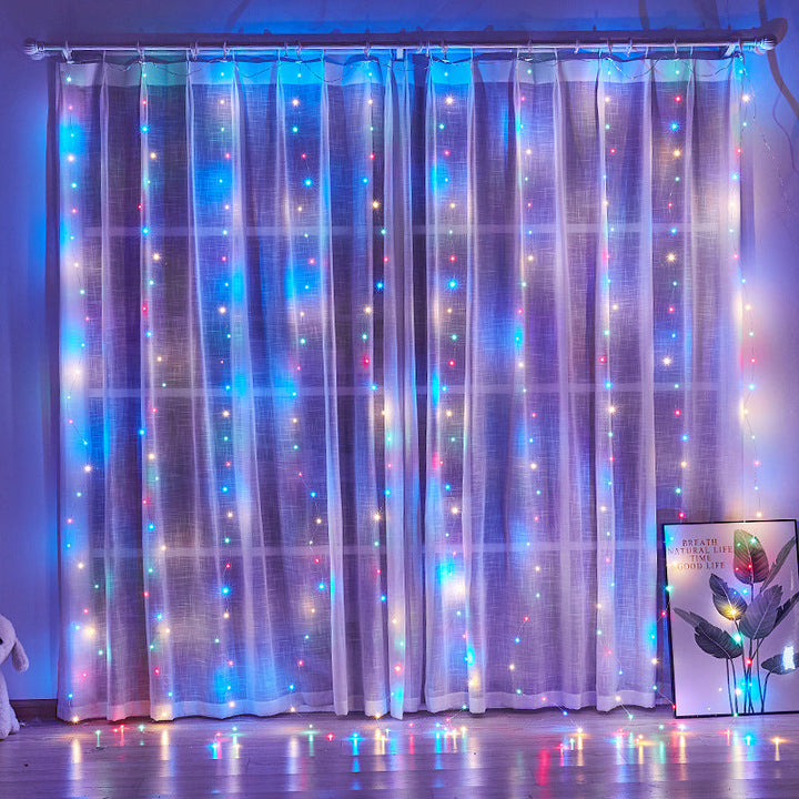 USB Remote Curtain Fairy Lights – view 2