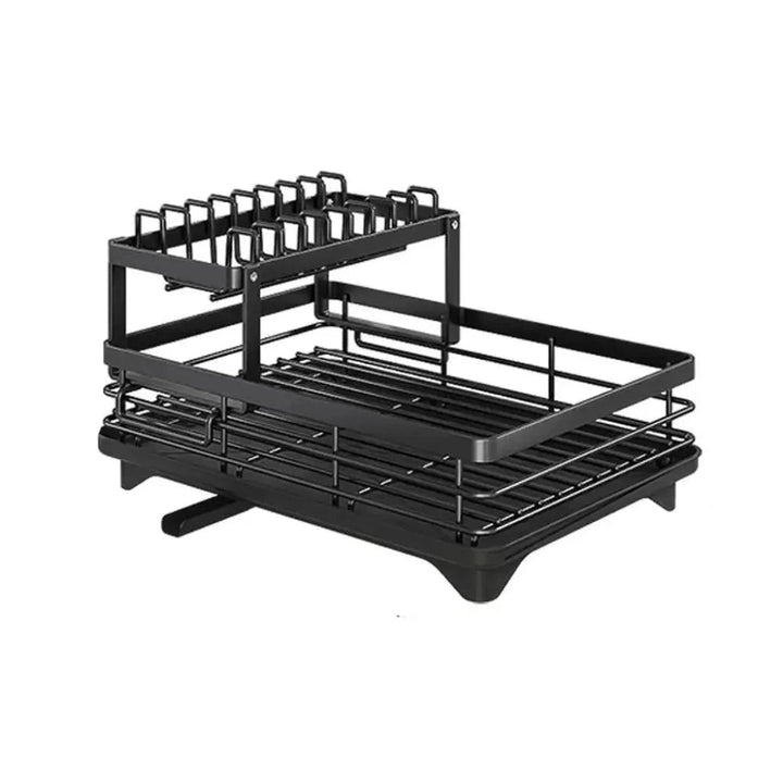 White Foldable Stainless Steel Drying Rack detail view