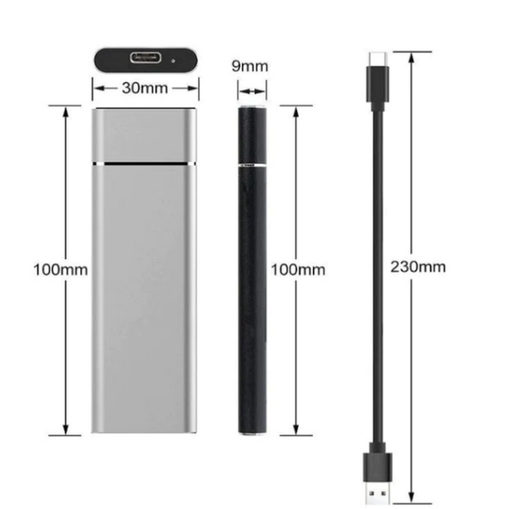 8TB Portable External Hard Drive USB 3.2 – Swift Compact Data Storage