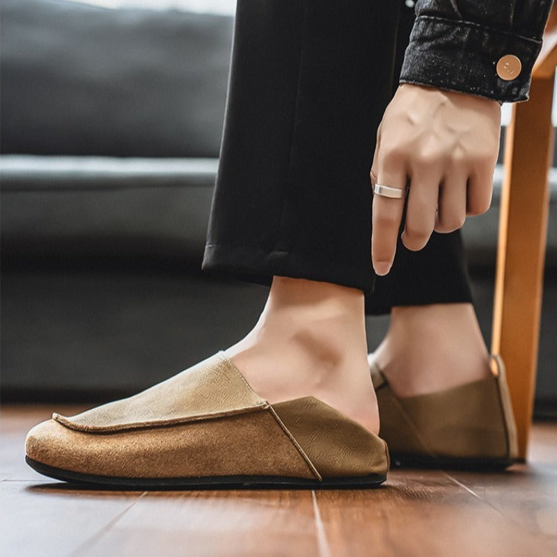 Leather moccasin loafers color options
