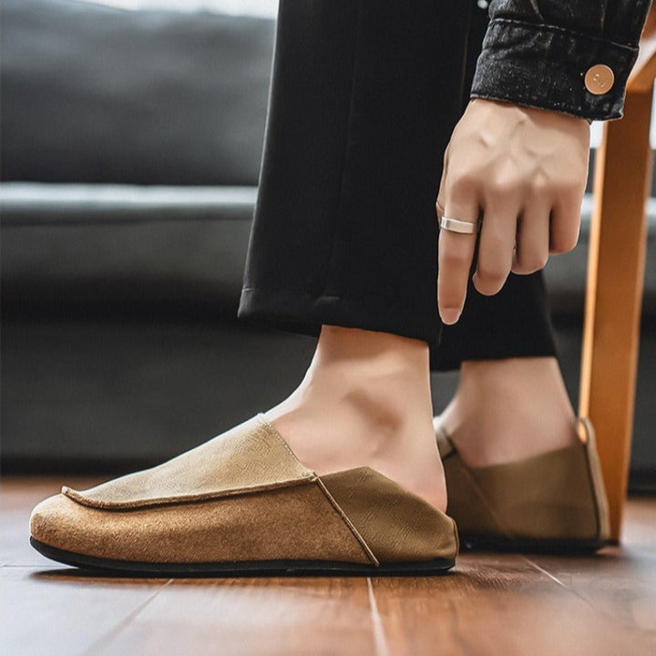 Leather moccasin loafers color options