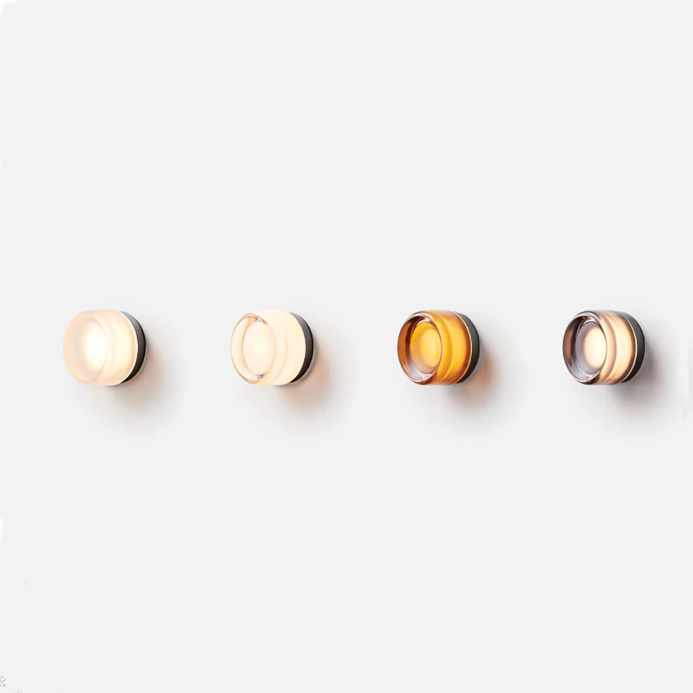 Dimpled Glass Wall Sconce