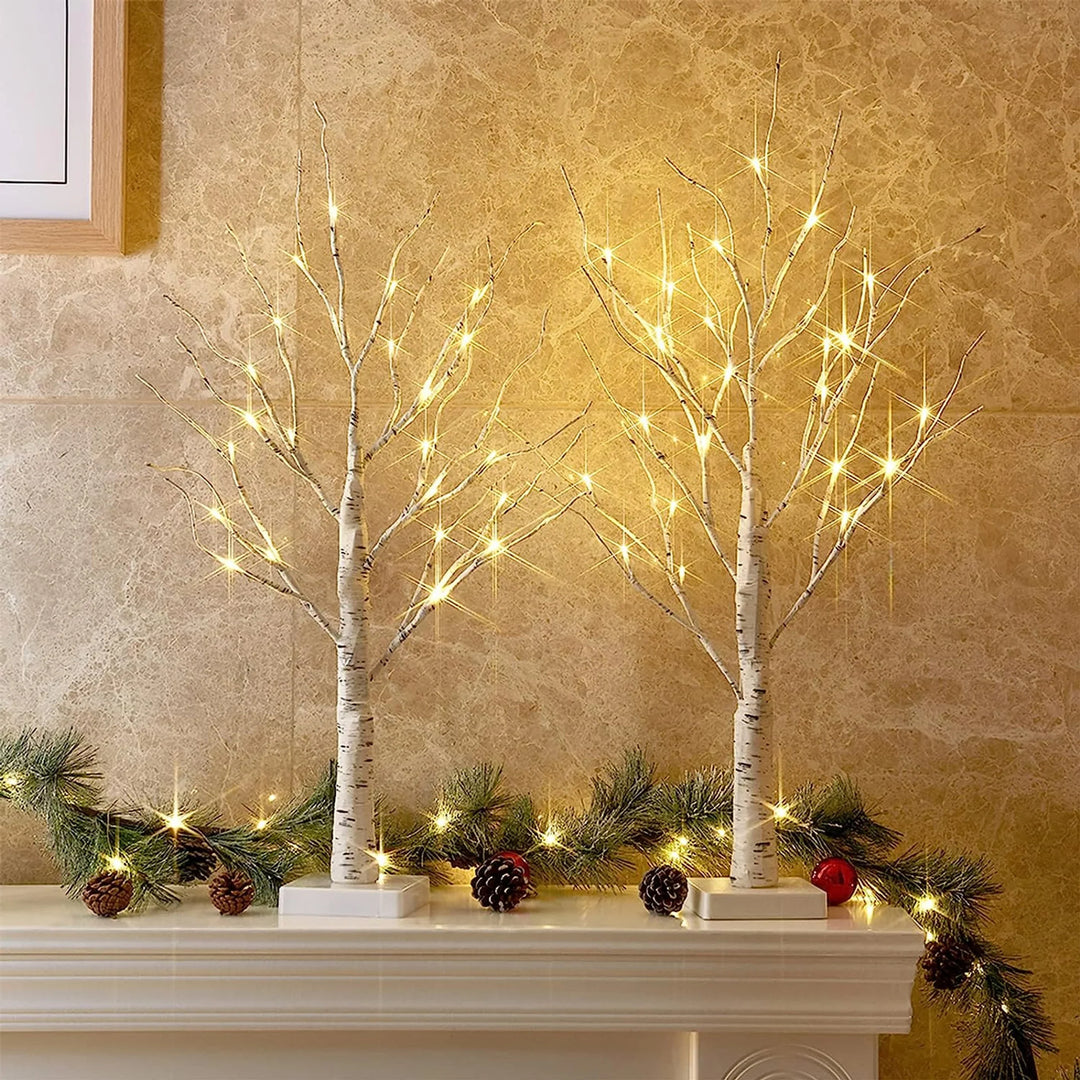 Birchwood LED Branch Lamp with USB cable and manual