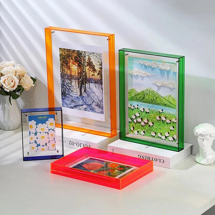 Vibrant Edge Acrylic Picture Frame