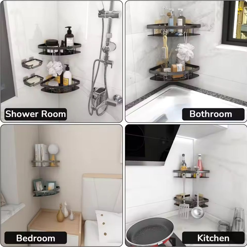 Elegant Aluminum Shower Shelf 4
