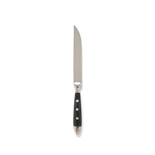 Elegant Black Stainless Steel Cutlery Set 9