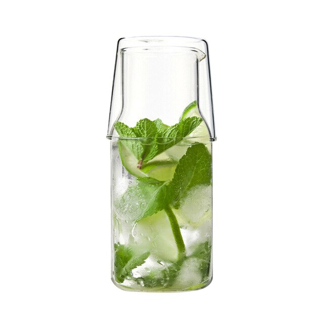 Elegant Borosilicate Glass Carafe Set 0