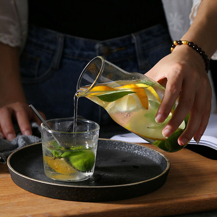 Elegant Borosilicate Glass Carafe Set 3