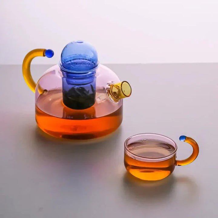 Elegant Borosilicate Glass Kettle Set 1