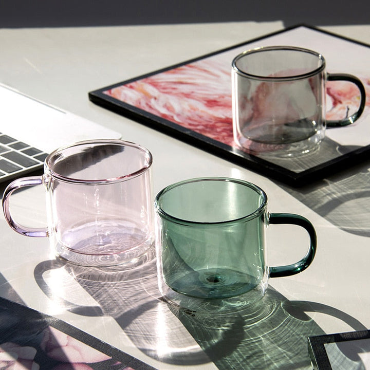 Elegant Borosilicate Glass Mugs 4