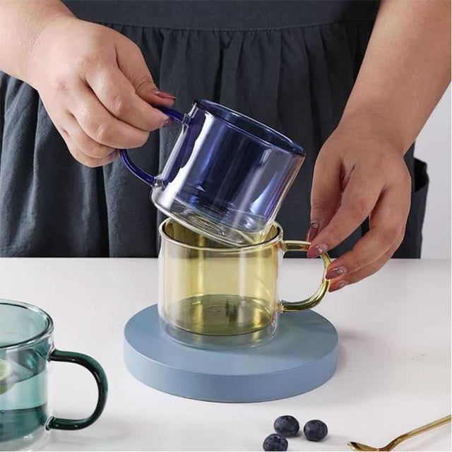 Elegant Borosilicate Glass Mugs 5