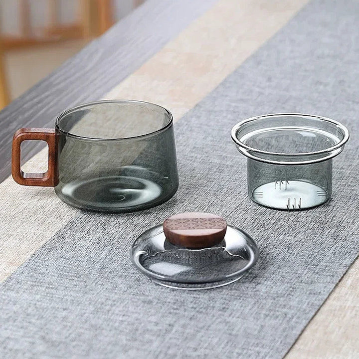 Elegant Borosilicate Glass Tea Infuser 3