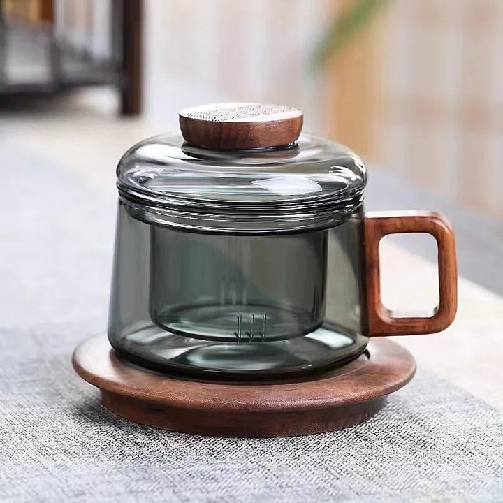 Elegant Borosilicate Glass Tea Infuser 5
