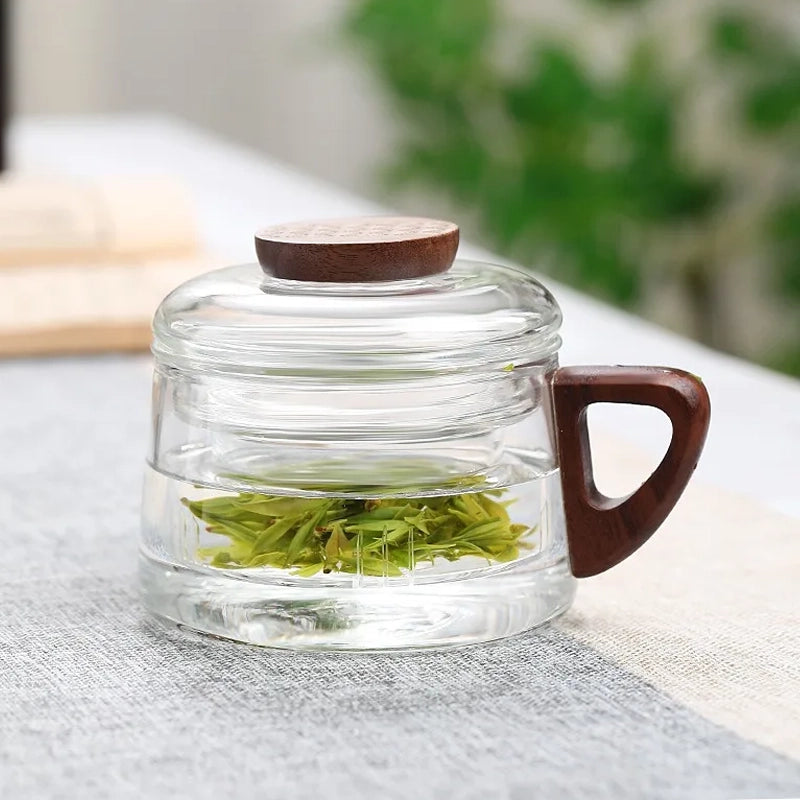 Elegant Borosilicate Glass Tea Infuser 6