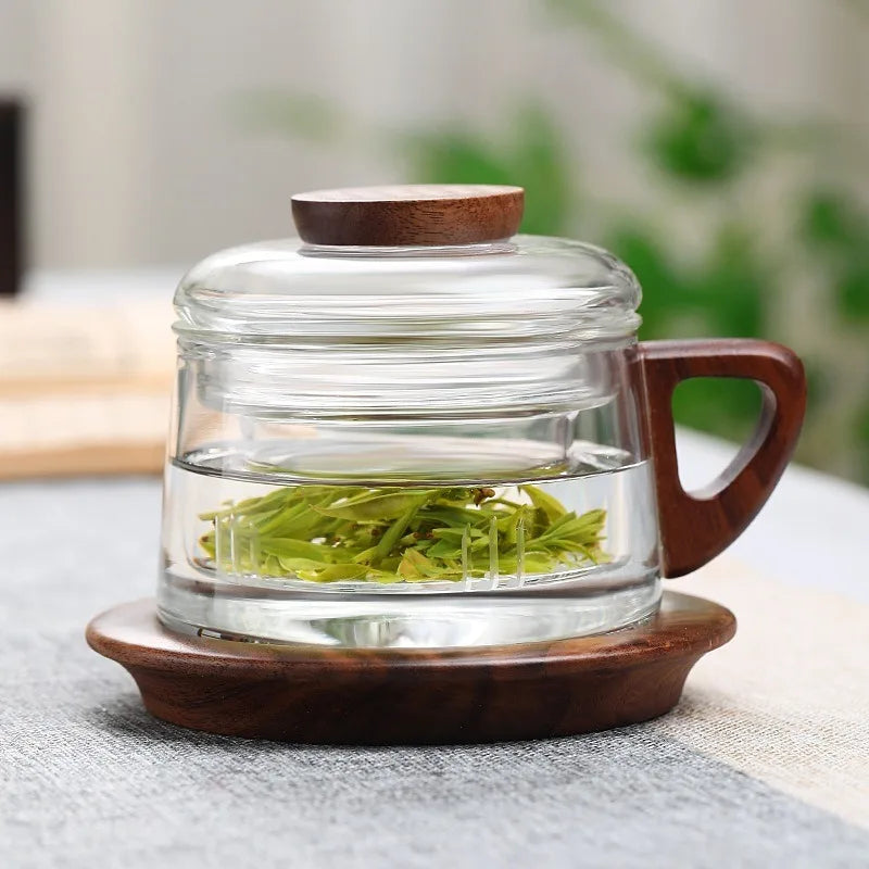 Elegant Borosilicate Glass Tea Infuser 7