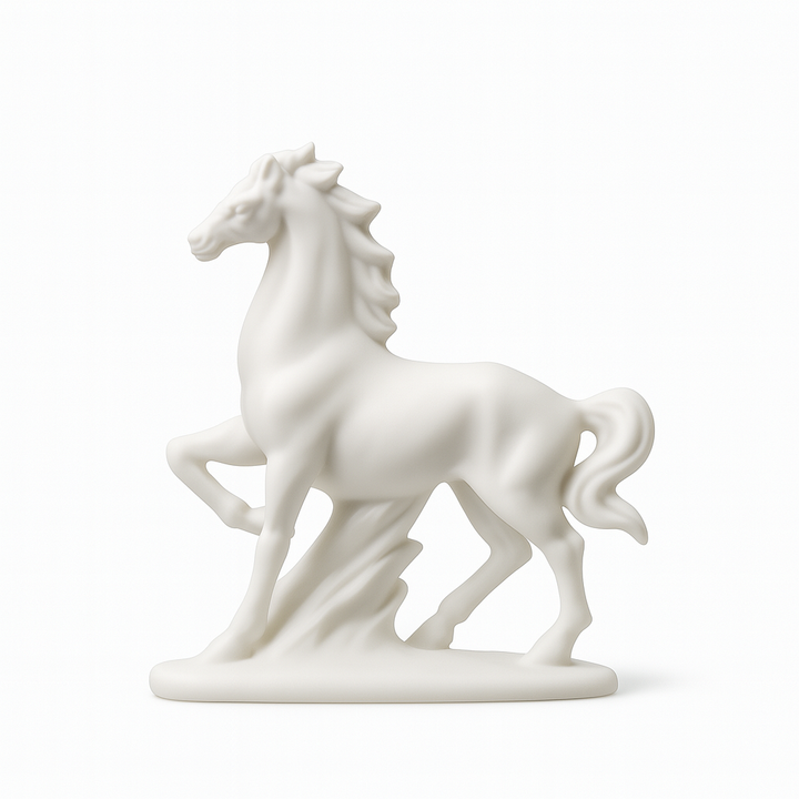 Elegant Ceramic Horse Figurine 0