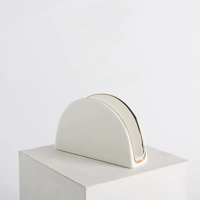 Elegant Ceramic Napkin Holder 0