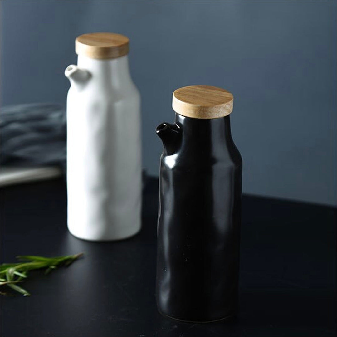 Elegant Ceramic Oil Vinegar Dispenser 2