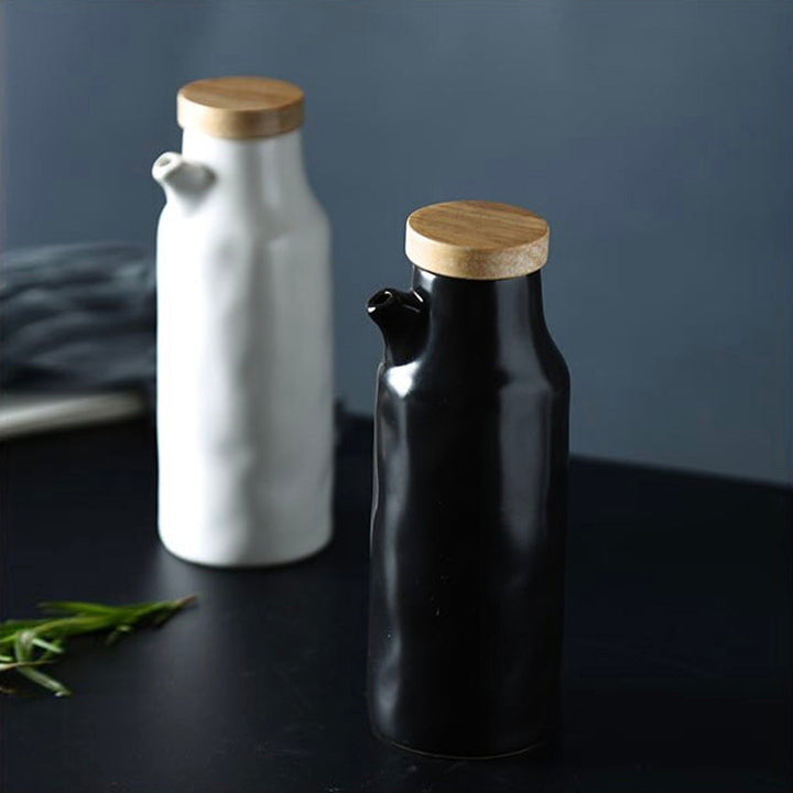 Elegant Ceramic Oil Vinegar Dispenser 2