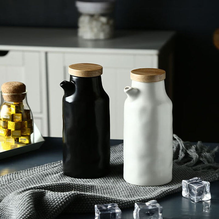Elegant Ceramic Oil Vinegar Dispenser 4